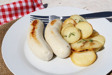 boudins blancs et pommes de terre 07082016