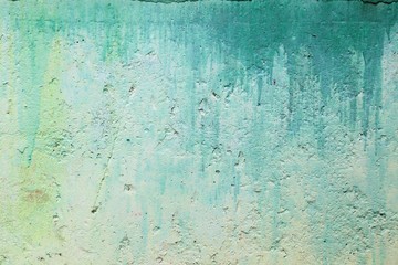 Painted concrete photo texture. Lime wall grunge background. Coating cement surface backdrop with...