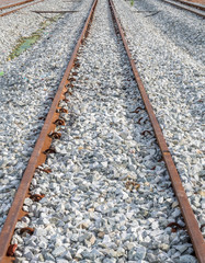 Railway track perspective