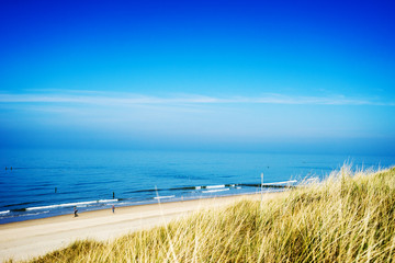 Domburg Beach at High Tide / Netherlands