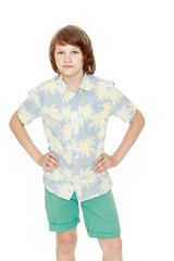 Boy in summer clothes