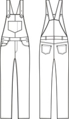 Jean overalls