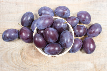 Purple plum.