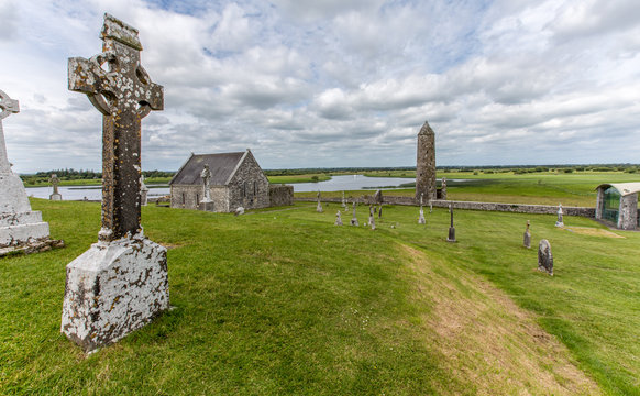 Clonmacnoise in Ireland