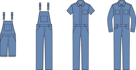 Jean overalls