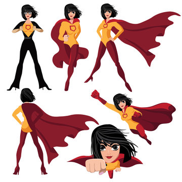 Black Superwoman Stock Illustrations – 249 Black Superwoman Stock  Illustrations, Vectors & Clipart - Dreamstime