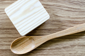 kitchenware made of wood