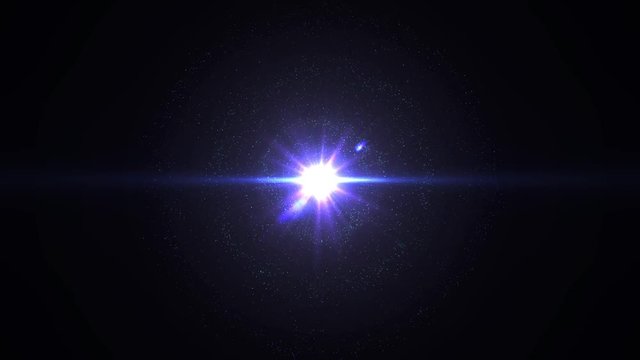 The collision of the Lightning particles with a explosion