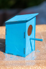 Birdhouse/ Birdhouse made with their own hands.