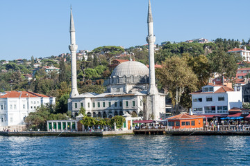 Fototapeta na wymiar Mosque on the Bosphorus, Istambul