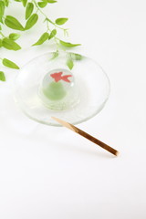 Japanese beautiful jelly (apple flavored jelly)