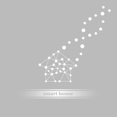 smart home logo, education  logo, mind logo, creative vector illustration 