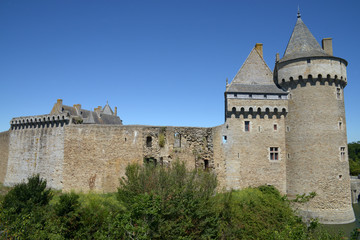 Fototapeta na wymiar Le château de Suscinio dans le Morbihan