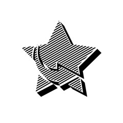 ikona ze wzorku pasków i kresek