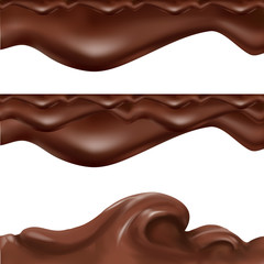 liquid chocolate, drops, flowing, molten, caramel, cocoa, graphi