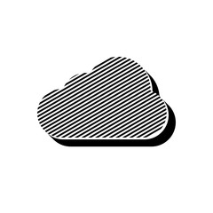 ikona ze wzorku pasków i kresek