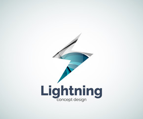 Lightning logo template