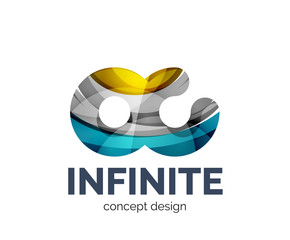 Infinite logo business branding icon