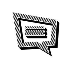 ikona ze wzorku pasków i kresek © vempireart