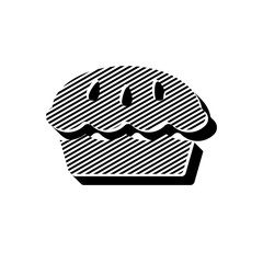 ikona ze wzorku pasków i kresek