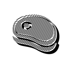 ikona ze wzorku pasków i kresek