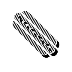 ikona ze wzorku pasków i kresek