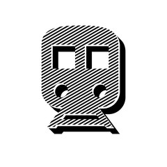 ikona ze wzorku pasków i kresek © vempireart