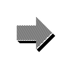 ikona ze wzorku pasków i kresek