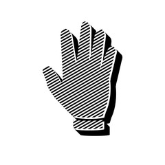 ikona ze wzorku pasków i kresek