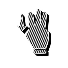 ikona ze wzorku pasków i kresek