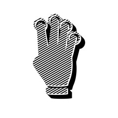 ikona ze wzorku pasków i kresek