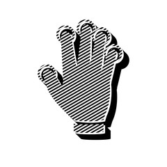 ikona ze wzorku pasków i kresek