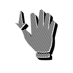 ikona ze wzorku pasków i kresek