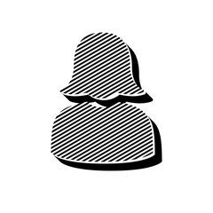 ikona ze wzorku pasków i kresek