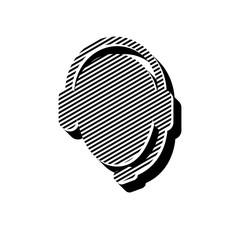 ikona ze wzorku pasków i kresek