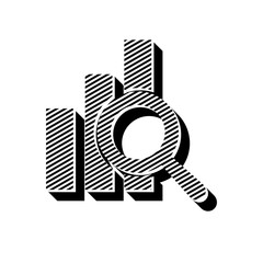 ikona ze wzorku pasków i kresek