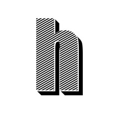 ikona ze wzorku pasków i kresek