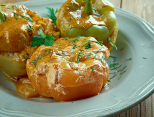 Turkish stuffed peppers