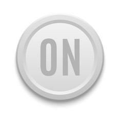 Ok button vector isolated