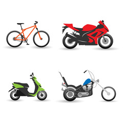 Bike and motorbike set
