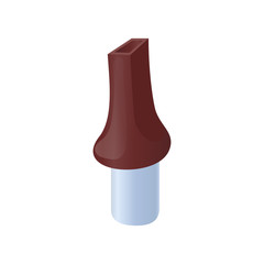 Mouthpiece icon in cartoon style on a white background