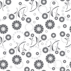 Floral stylish background. repeating texture