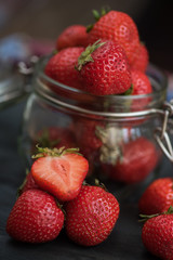 Fresh ripe strawberry