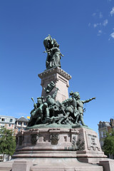 Fototapeta premium monument de Saint-quentin 07082016