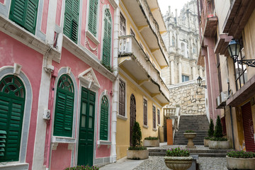 Fototapeta premium Ruins Of Saint Paul's Cathedral in Macau