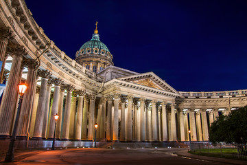 Fototapeta na wymiar Kazan Cathedral in St. Petersburg