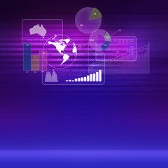Obraz premium Global technologies