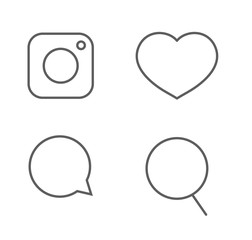 social media icons