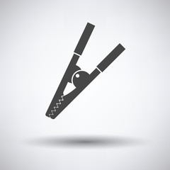 Crocodile clip icon