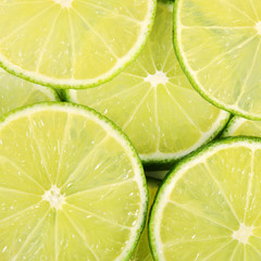 The fresh lime a background closeup